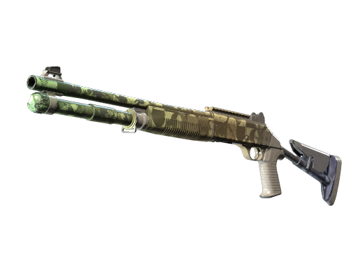 Buy CS2 shotgun XM1014 | Halftone Shift (Well-Worn) skin