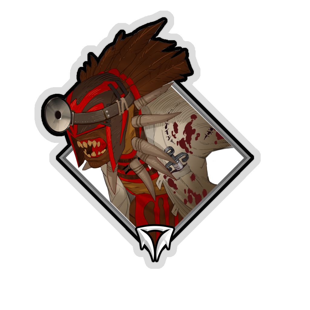Buy Dota 2 sticker Gold Crownfall Sticker - Bloodseeker skin