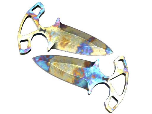Buy CS2 knife ★ Shadow Daggers | Case Hardened (Battle-Scarred) skin