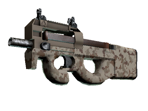 Buy CS2 smg Souvenir P90 | Desert DDPAT (Factory New) skin