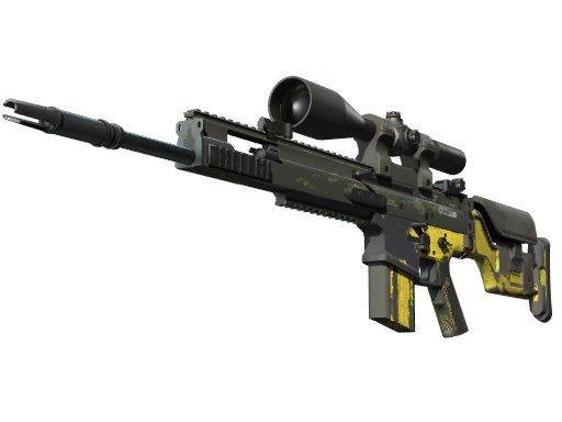 Buy CS2 sniper rifle SCAR-20 | Jungle Slipstream (Battle-Scarred) skin