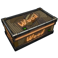 Buy Rust large wooden box Neon Wood Storage skin
