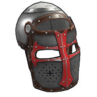 Buy Rust metal facemask Knights Templar Facemask skin
