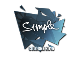 Buy CS2 sticker Sticker | s1mple | Cologne 2016 skin