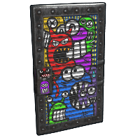Buy Rust sheet metal door Urban Night Door skin