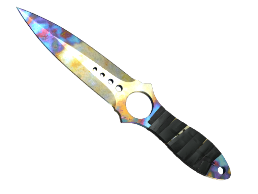 Buy CS2 knife ★ StatTrak™ Skeleton Knife | Case Hardened (Well-Worn) skin