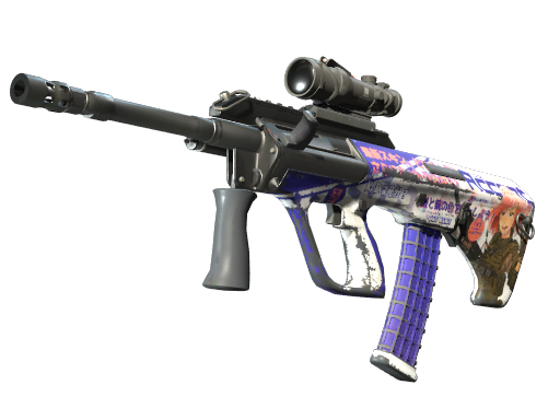 Buy CS2 rifle AUG | Akihabara Accept (Well-Worn) skin