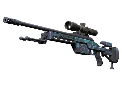 Buy CS2 sniper rifle SSG 08 | Mainframe 001 (Well-Worn) skin