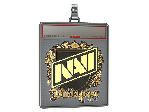 Buy CS2 charm Sticker Slab | Natus Vincere (Gold) | Budapest 2025 skin