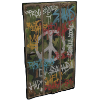 Buy Rust wooden door Vandal's Peace Door skin