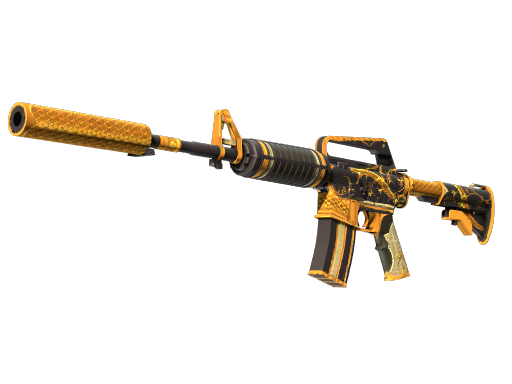 Buy CS2 rifle StatTrak™ M4A1-S | Golden Coil (Minimal Wear) skin
