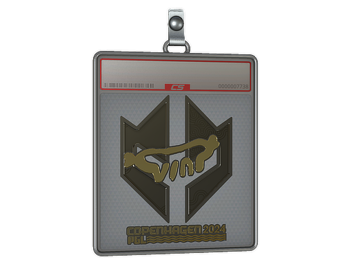 Buy CS2 charm Sticker Slab | VINI (Gold) | Copenhagen 2024 skin