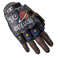 Buy Rust clothing Space Raider Roadsign Gloves skin