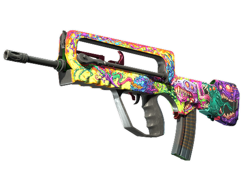 Buy CS2 rifle StatTrak™ FAMAS | Bad Trip (Well-Worn) skin