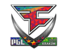 Buy CS2 sticker Sticker | FaZe Clan (Holo) | Krakow 2017 skin