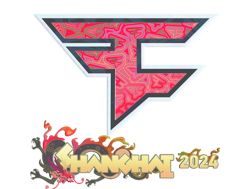 Buy CS2 sticker Sticker | FaZe Clan (Holo) | Shanghai 2024 skin