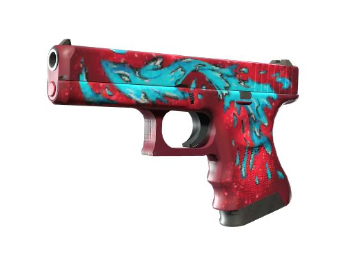 Buy CS2 pistol StatTrak™ Glock-18 | Water Elemental (Minimal Wear) skin