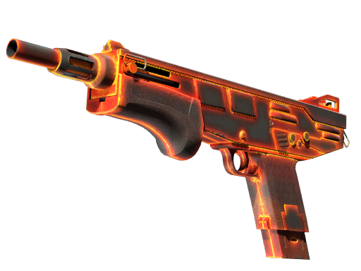 Buy CS2 shotgun StatTrak™ MAG-7 | Heat (Well-Worn) skin