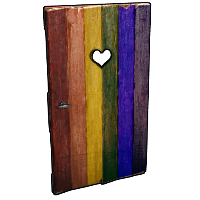 Buy Rust wooden door Door to Heaven skin