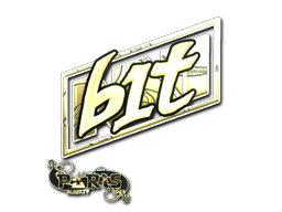 Buy CS2 sticker Sticker | b1t (Gold) | Paris 2023 skin
