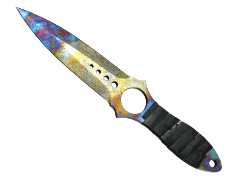 Buy CS2 knife ★ StatTrak™ Skeleton Knife | Case Hardened (Battle-Scarred) skin