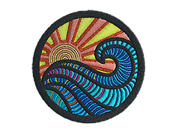 Buy CS2 patch Patch | Sunset Wave skin
