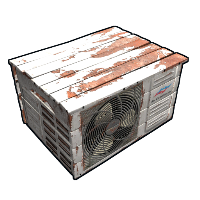 Buy Rust wooden box Air Conditioner Box skin