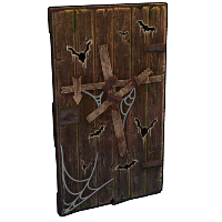 Buy Rust wooden door Halloween Wooden Door skin