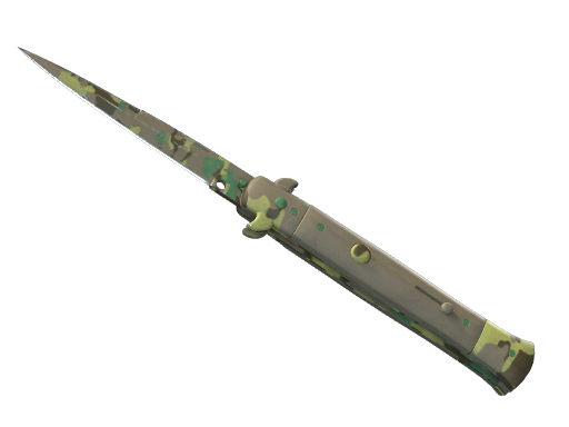 Buy CS2 knife ★ Stiletto Knife | Boreal Forest (Well-Worn) skin