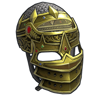 Buy Rust armor Gold Lord Facemask skin