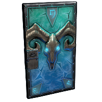 Buy Rust sheet metal door Glacial Visage Metal Door skin