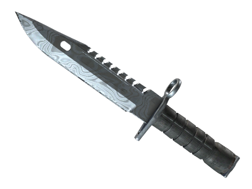 Buy CS2 knife ★ StatTrak™ M9 Bayonet | Damascus Steel (Minimal Wear) skin