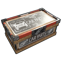 Buy Rust large wooden box Scientific Car Parts Storage skin