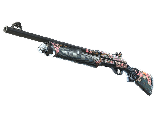 Buy CS2 shotgun Nova | Rising Sun (Well-Worn) skin
