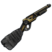 Buy Rust pump shotgun Black Gold Pump Shotgun skin