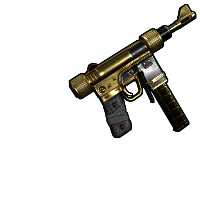 Buy Rust smg Black Gold SMG skin