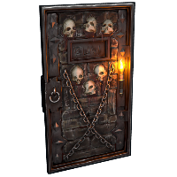 Buy Rust armored metal door Dungeon Armored Door skin