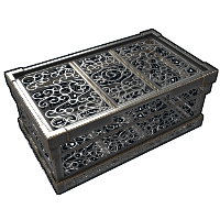Buy Rust large wooden box Wrought Iron Large Box skin