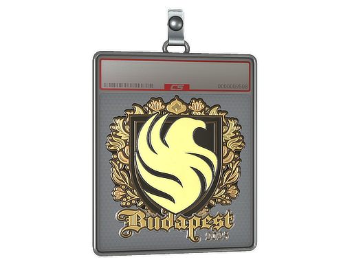 Buy CS2 charm Sticker Slab | Falcons (Gold) | Budapest 2025 skin