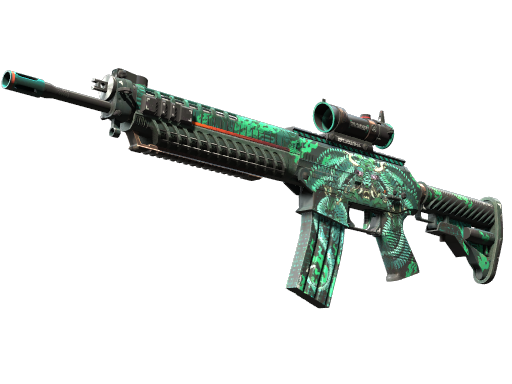 Buy CS2 rifle SG 553 | Dragon Tech (Minimal Wear) skin