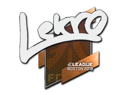 Buy CS2 sticker Sticker | Lekr0 | Boston 2018 skin