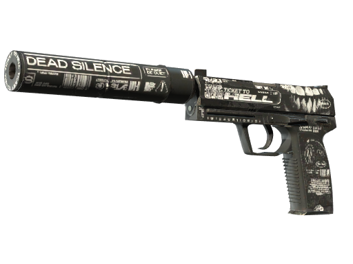 Buy CS2 pistol StatTrak™ USP-S | Ticket to Hell (Well-Worn) skin