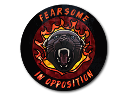 Buy CS2 sticker Sticker | Fearsome (Holo) skin