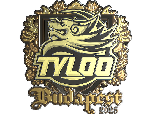 Buy CS2 sticker Sticker | TYLOO (Gold) | Budapest 2025 skin