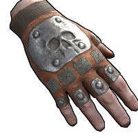 Buy Rust burlap gloves Tailgunner Gloves skin