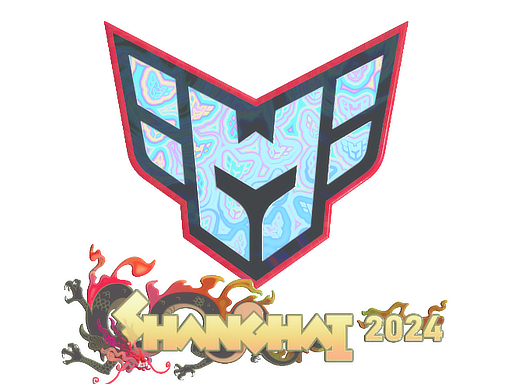 Buy CS2 sticker Sticker | HEROIC (Holo) | Shanghai 2024 skin