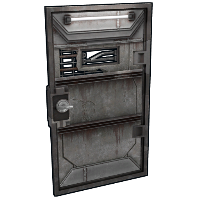 Buy Rust armored metal door Brutalist Armored Door skin