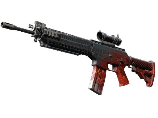 Buy CS2 rifle SG 553 | Darkwing (Battle-Scarred) skin