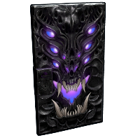 Buy Rust sheet metal door Abyss Metal Door skin