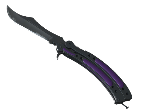 Buy CS2 knife ★ Butterfly Knife | Ultraviolet (Well-Worn) skin